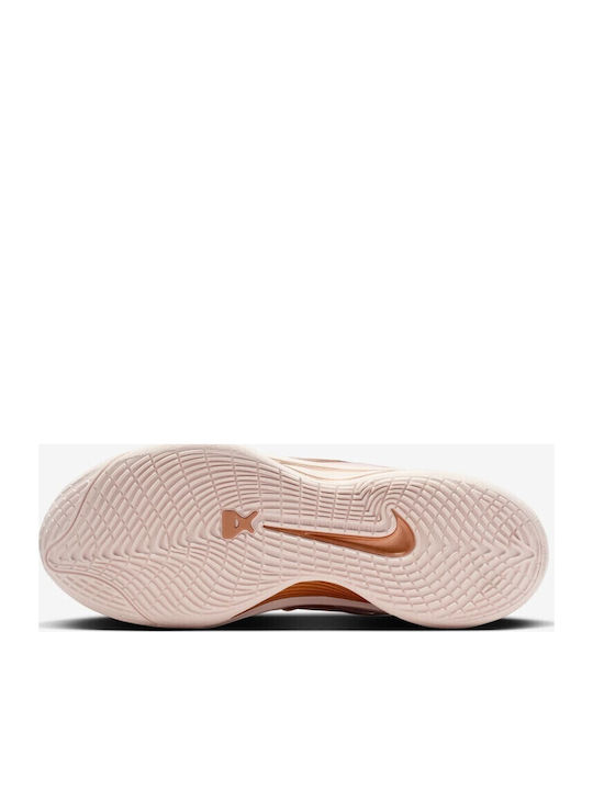 A'One "Stone Mauve" Low Basketball Shoes Stone Mauve / Silt Red / Metallic Red Bronze