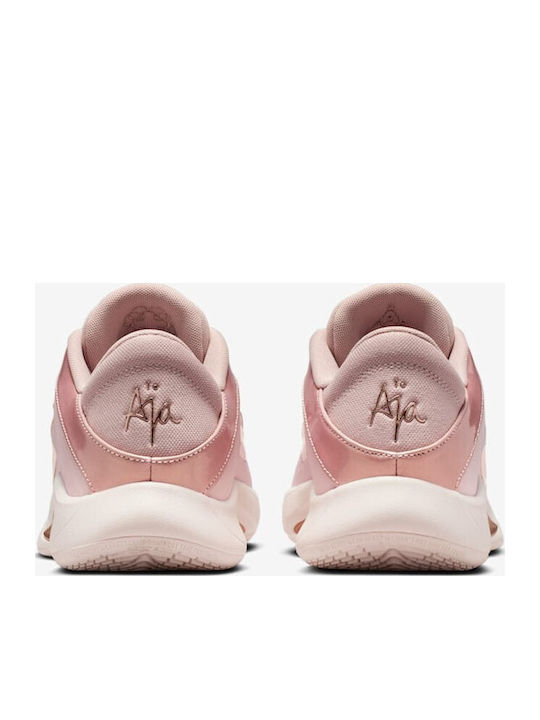 A'One "Stone Mauve" Low Basketball Shoes Stone Mauve / Silt Red / Metallic Red Bronze