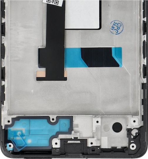 Incell Ersatzbildschirm mit Touch-Mechanismus und Rahmen für Redmi Note 12 Pro 5G Schwarz