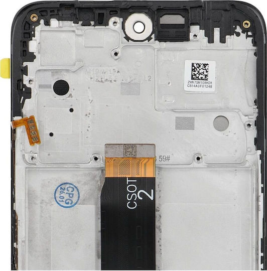 Fixcell Screen with Touch Mechanism and Frame for Redmi 12 4G 5G Black
