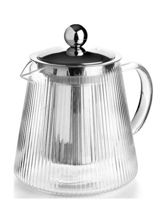 Ibili Glas-Teekanne mit Filter Transparent 1200ml