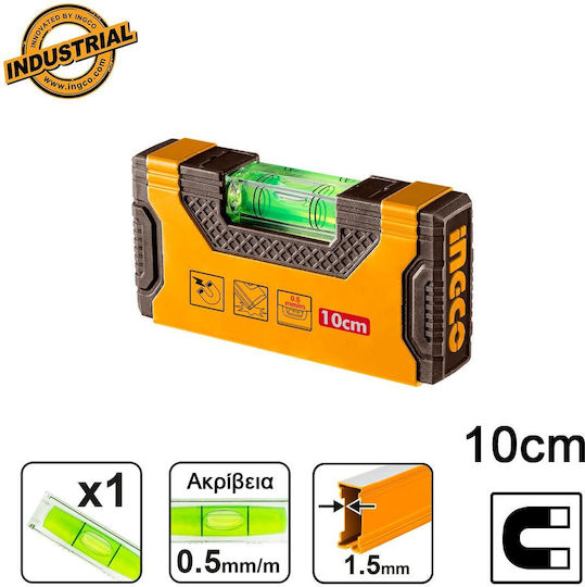 Ingco Αυτορυθμιζόμενο Γραμμικό Αλφάδι Laser Πράσινης Δέσμης 1.5V με Εύρος Εργασίας 35m