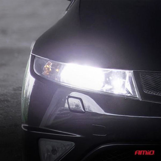 AMiO Car and Motorcycle Lamps H1 Canbus LED 6000K Cold White 12-24V 68W 2pcs