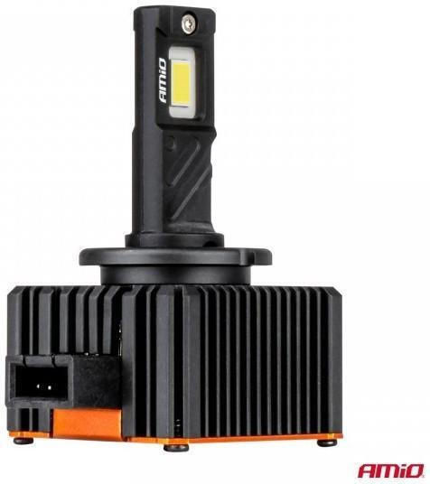 AMiO Крушки за Автомобил и Мотоциклет D3S Canbus LED 6500K Хладно Бяло 12V 2 Броя