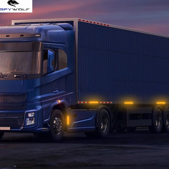 Spywolf First-class Led Strobe LKW-Volumenleuchten Gelbe 12led 12/24v 6000lm 6 Stück Tc-327