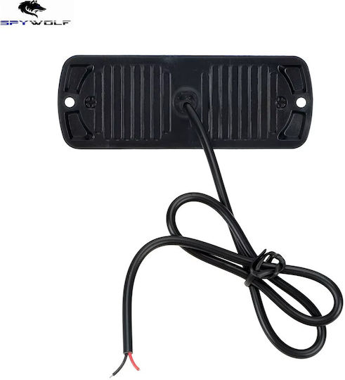 First-Class Led Strobe Volume Light White 12led 12/24v 6000lm 4 Pieces Tc-355