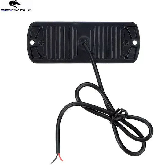 First-class Led Strobe Φαναράκι Όγκου Κόκκινο 12led 12/24v 6000lm Tc-347