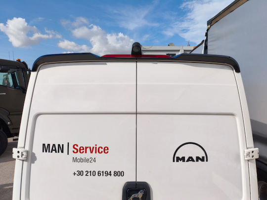 Autoheckspoiler Dach V.1 Doppel Tür Volkswagen Crafter Mk2 Hochdach H2 MANN TGE Hochdach H2
