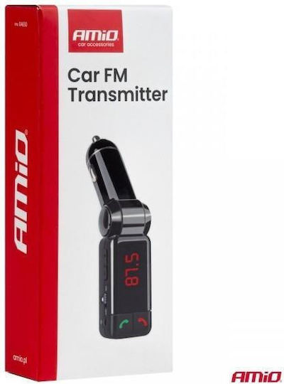 AMiO FM Transmitter Auto με Bluetooth