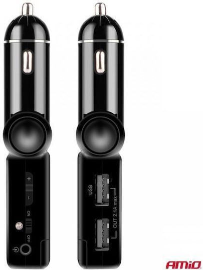 AMiO FM Transmitter Auto με Bluetooth