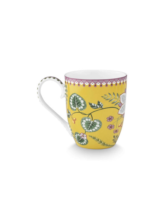 PiP Studio Lily & Lotus Κούπα από Πορσελάνη Πολύχρωμη 450ml