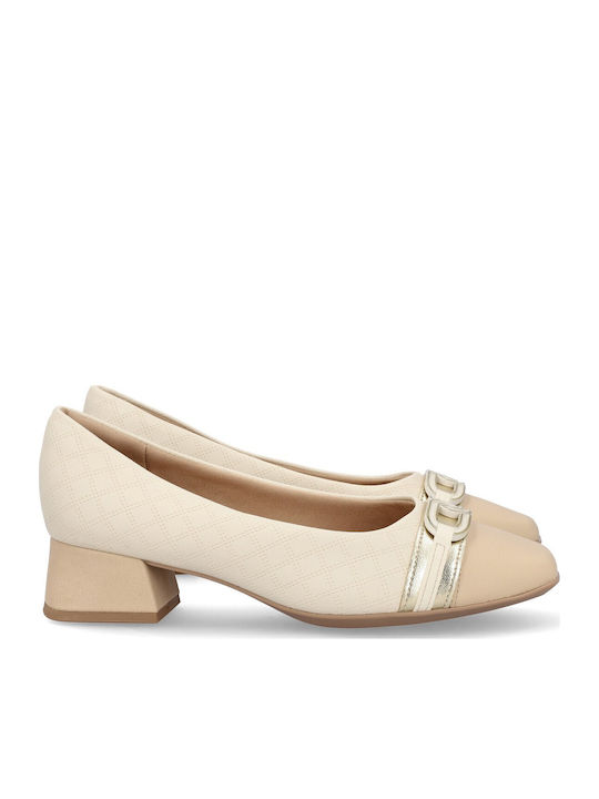 Heels with Low Heel White