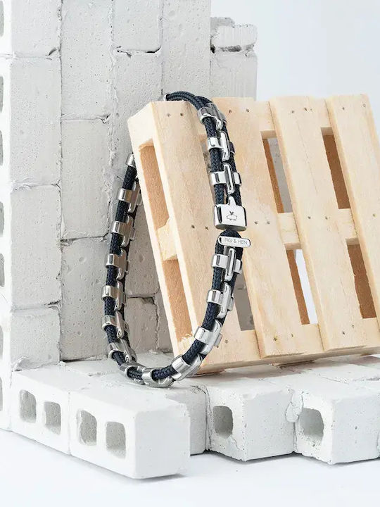 Pig & Hen Herren Armband aus Stahl 20cm