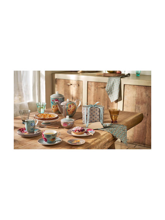 PiP Studio Blooming Tales Захарна Купа За Сервиране От Порцелан Многоцветна