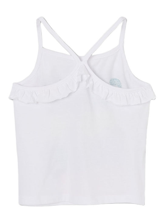 Kids Top Sleeveless White
