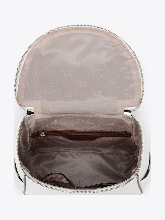 Women's White Backpack
