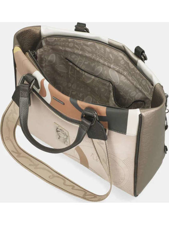 Damen Tote Tasche Beigetönen