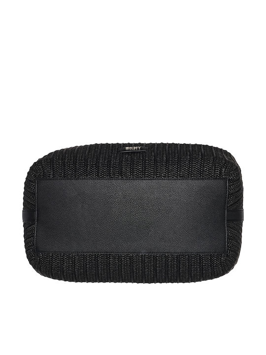 Paula Rattan Damenhandtasche Tote Handtasche Schwarze