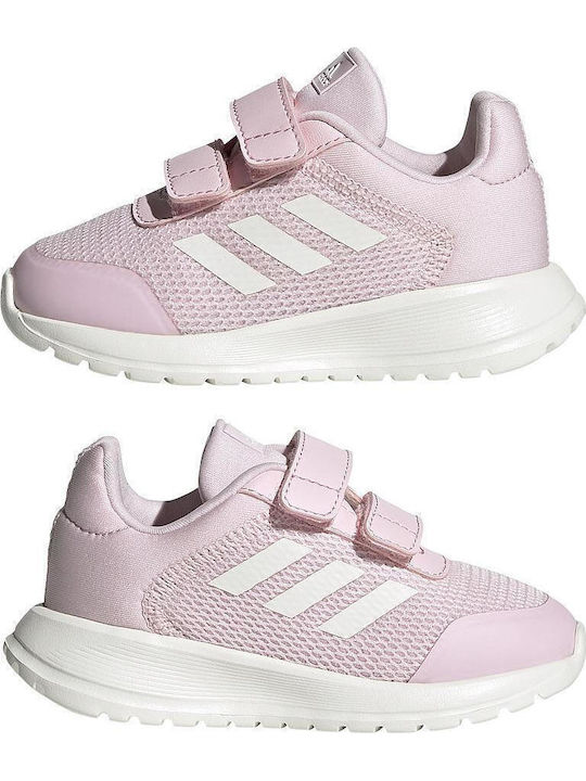 Tensaur Tensaur Run 2.0 CF I Kids Sports Shoes Running with Hoop & Loop Closure Clear Pink / Core White