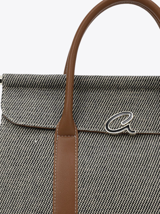 Straw Women's Handbag Black