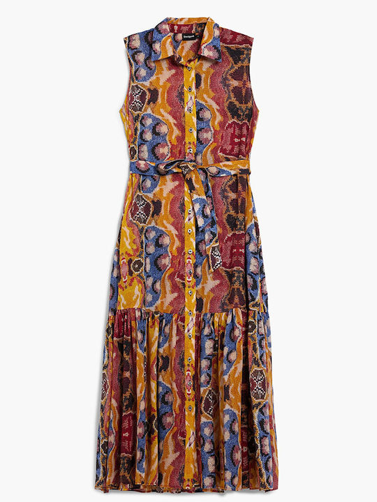 Summer Midi Shirt Dress Tutti Fruti