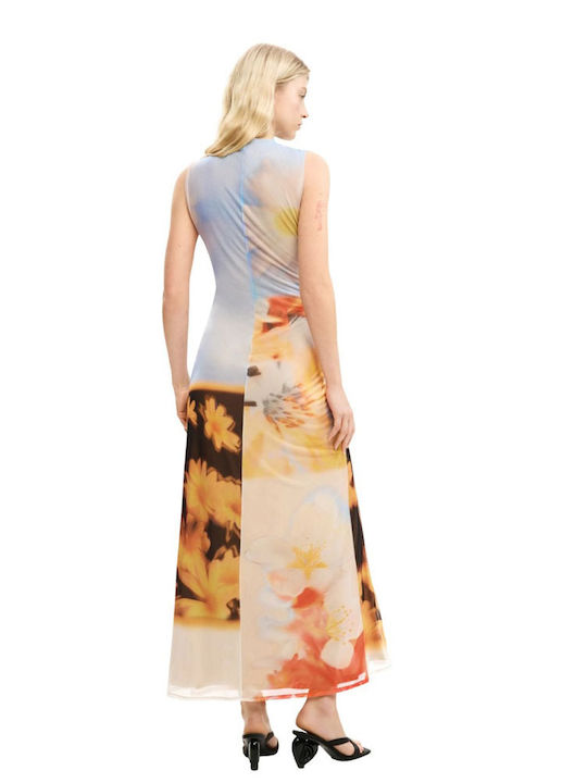 Summer Midi Evening Dress Tutti Fruti
