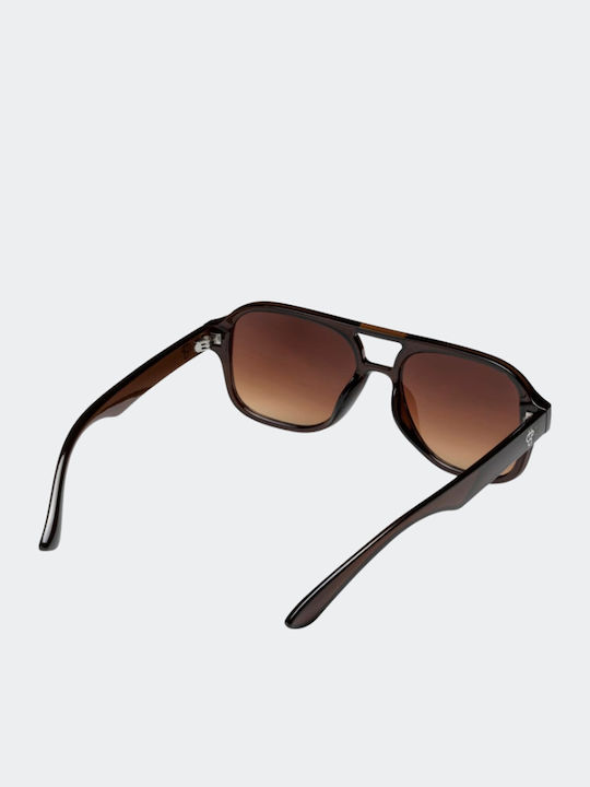 Chpo Unisex Sunglasses with Brown Frame and Brown Lens CHPO16135QB