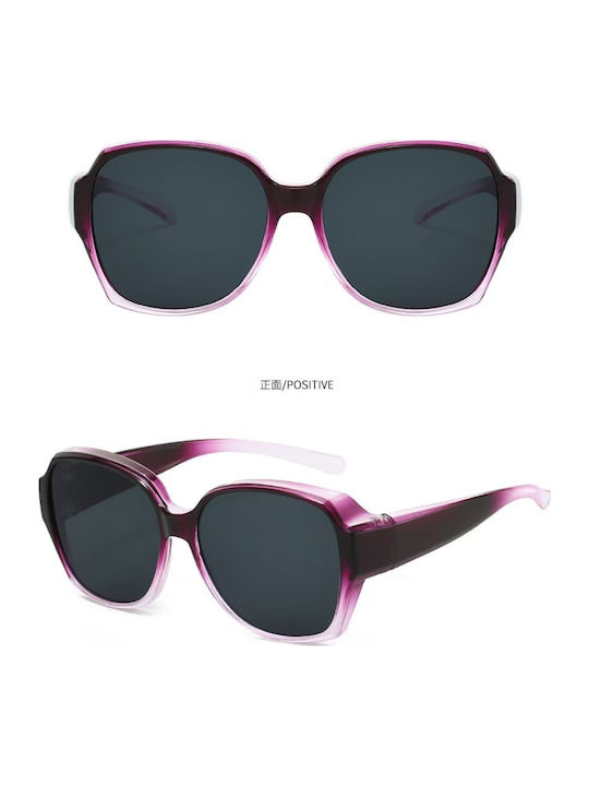 King Unisex Sunglasses with Multicolour Frame and Brown Polarized Lens SUNKI345-SN043