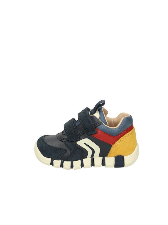 B IUPIDOO Παιδικά Sneakers Ανατομικά με Σκρατς Μπλε
