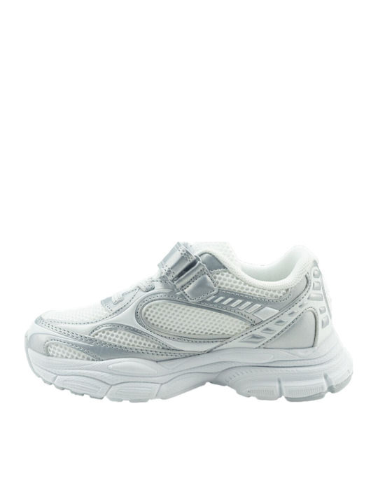 Παιδικά Sneakers με Σκρατς Λευκά