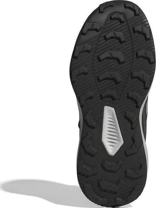 Kids Hiking Shoes Tracefinder With Hoop & Loop Closure Black