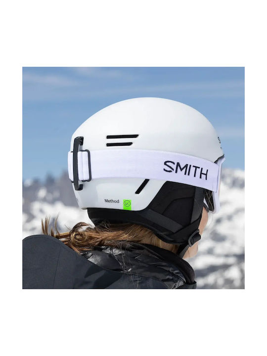 Smith Men's Ski & Snowboard Helmet in White Colour