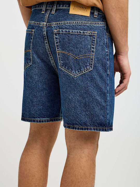 Herren Shorts Denim Blauer