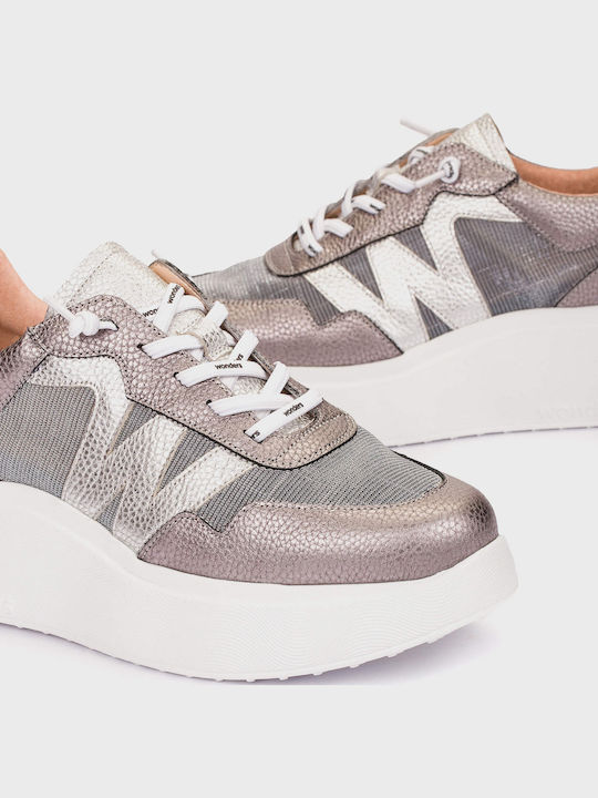 Γυναικεία Sneakers Combinacion Plomo
