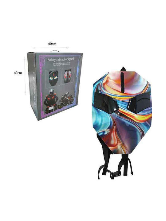 Rucsac Inteligent de Motocicletă cu Leduri Ochi și Carcasă Impermeabilă Safety Riding Backpack