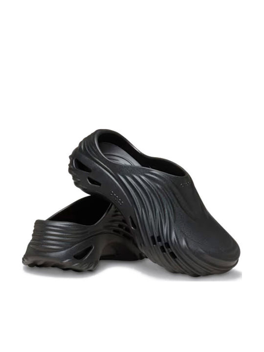 Crocs Echo Ανδρικά Σαμπό Μαύρα