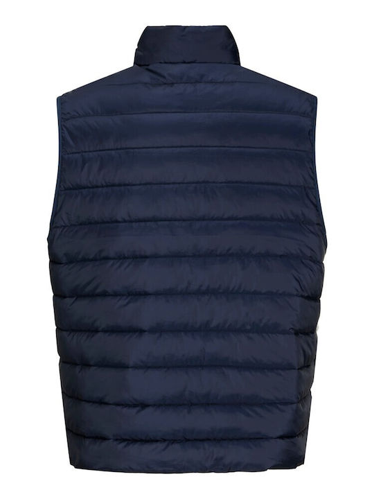 Sleeveless Puffer Jacket Blue