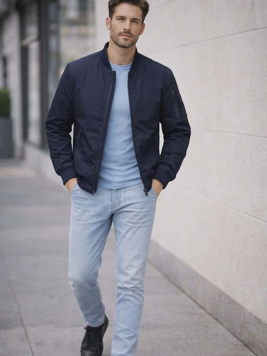 Herren Bomber Blau