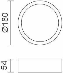 Spot Light Πλαφονιέρα Μπάνιου LED