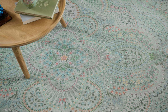 PiP Studio Wohnzimmer Teppich Rechteckig Hellgrün 230x155cm