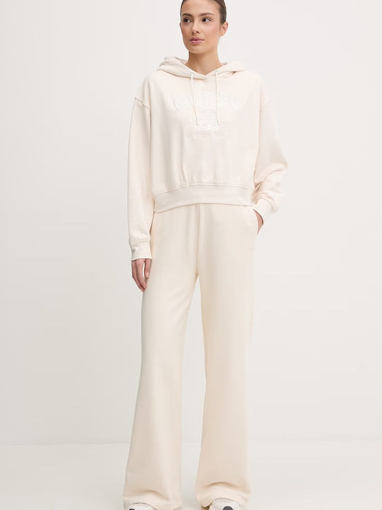 Women's Hooded Sweatshirt Cream