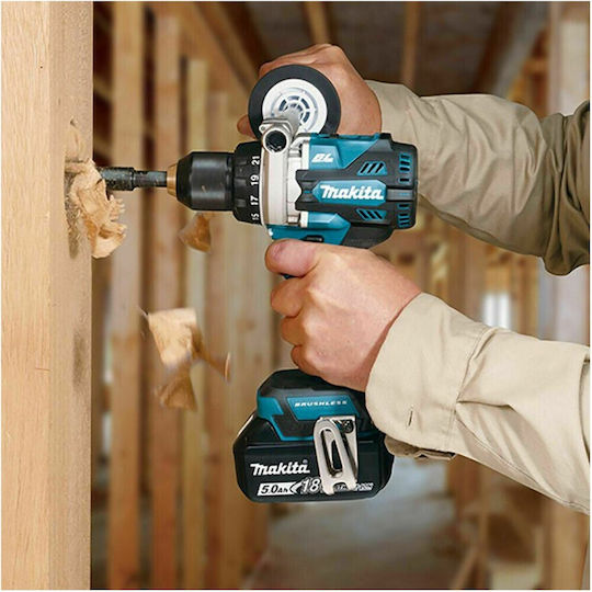 Makita DLX6139JX1 Σετ Γωνιακός Τροχός, Δισκοπρίονο, Κρουστικό Δραπανοκατσάβιδο, Παλμικό Κατσαβίδι, Πιστολέτο & Πολυεργαλείο Brushless 18V με 3 Μπαταρίες 5Ah και Θήκη