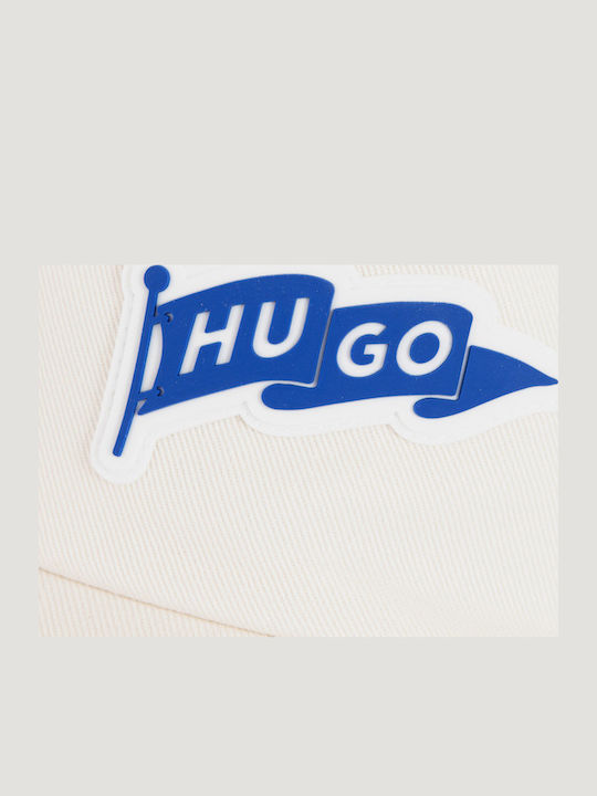 Hugo Șapcă Din Twill De Bumbac Logo-flag Jinko-flag Off White Bărbați Off White 50562321-121 Hugo Șapcă Din Twill De Bumbac Logo-flag Jinko-flag Off White Bărbați Off White 50562321-121