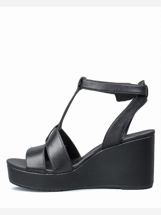 Clarks Sabina Πλατφόρμες Μαύρες