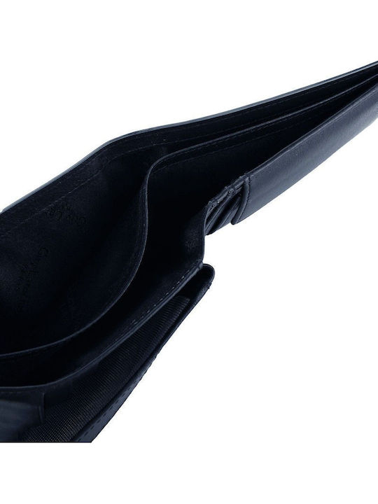 Portofel Bărbătesc din Piele cu RFID Albastru
