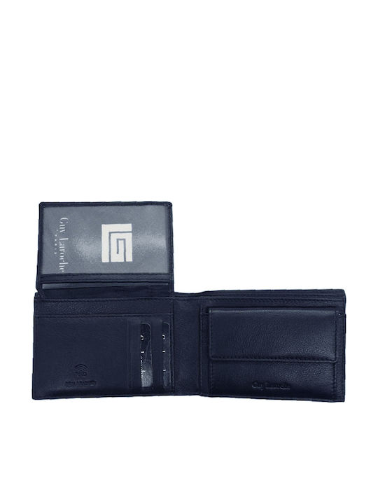 Leder Herrenbrieftasche mit RFID Blau