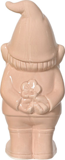 Nanos Keramischer Gartendekoration 34,5cm 15x14x34,5cm Rosa Kaemingk