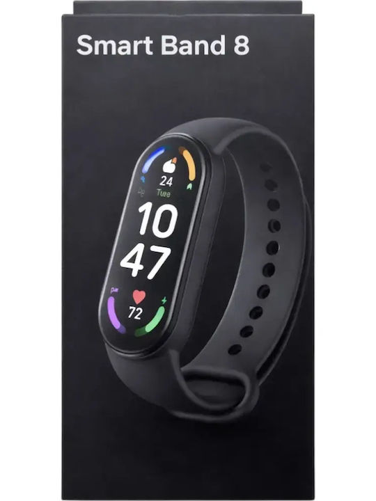 Smart Band 8 with Heart Rate Monitor Black