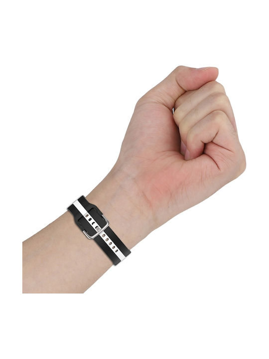 Gummi-Armband Burgundisch 40mm