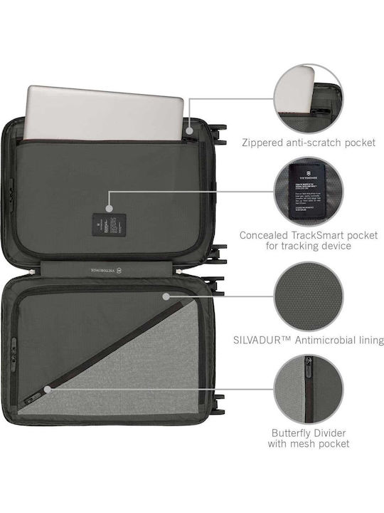 Victorinox Airox Large Suitcase Travel Black with 4 Wheels